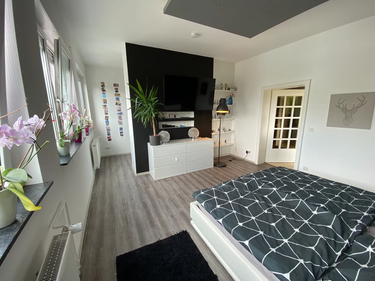 TV im Schlafzimmer RhönNest