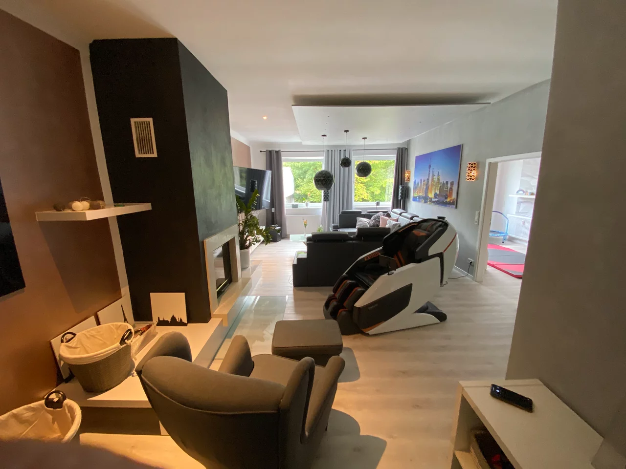 Massagesessel, Kamin RhönNest