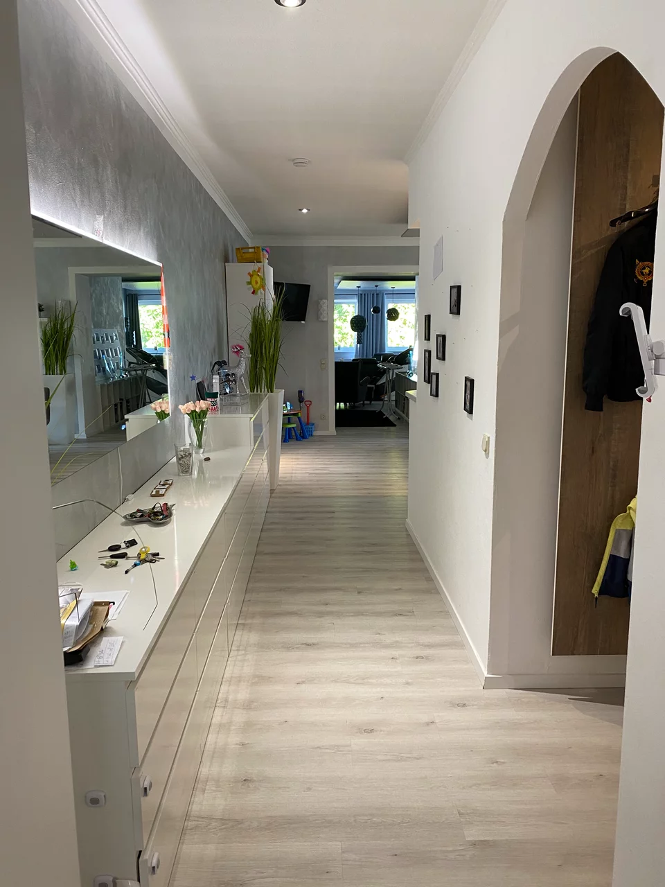 Flur in der Wohnung RhönNest